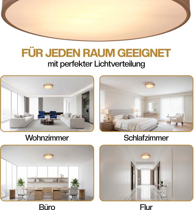 Image du produit Monzana Plafonnier en tissu (E27)