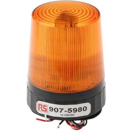 Rs Pro, Personenschutz, LED Beacon, Amber, Tall Prof, 10-100Vdc