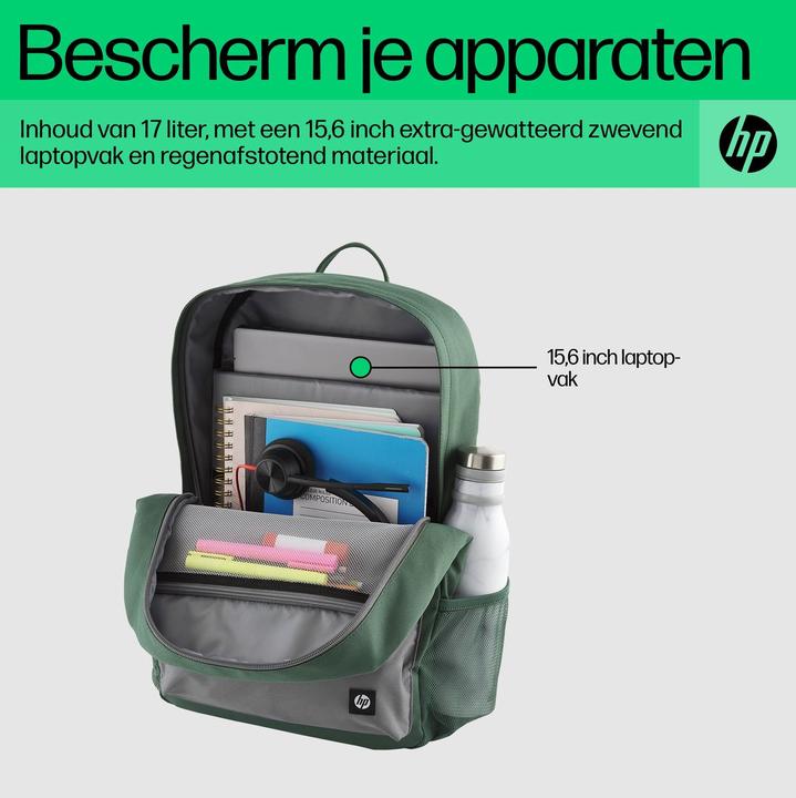Immagine prodotto HP Zaino Campus Green (17 l)
