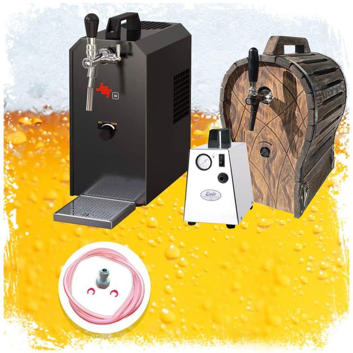 Produktbild Ich-zapfe Komplett Set - Bierzapfanlage Jet 30 mit Holzfass
