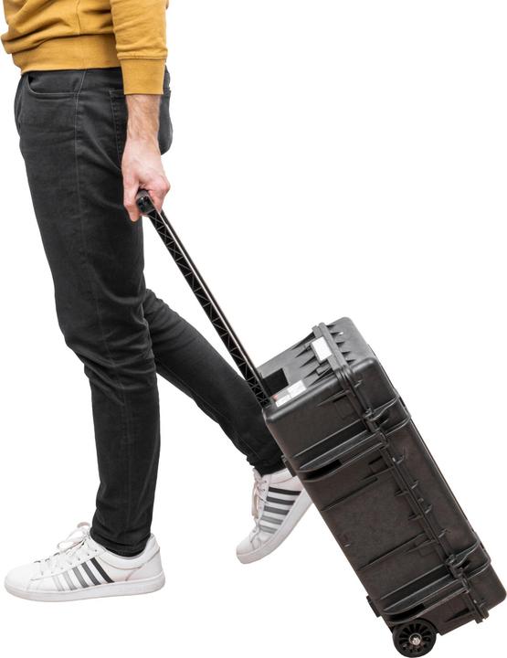 Actual product image Stier Premium tool case with wheels and telescopic handle, airworthy, empty