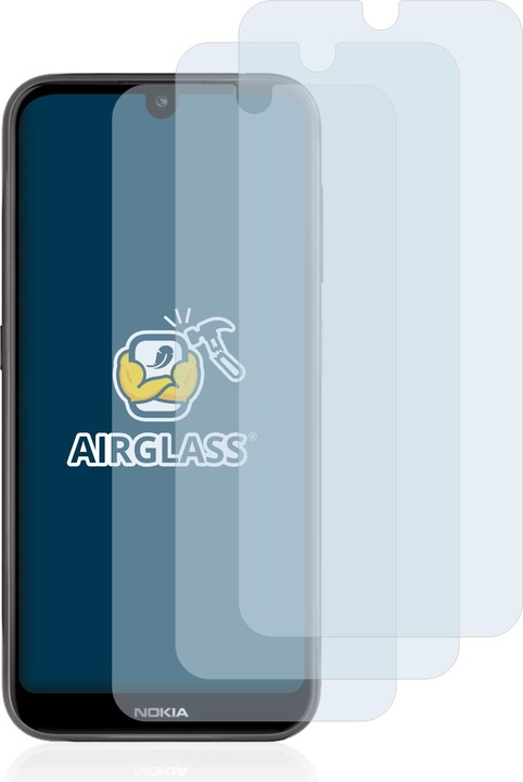 Actual product image BROTECT AirGlass Glass (3 Piece, Nokia 4.2)