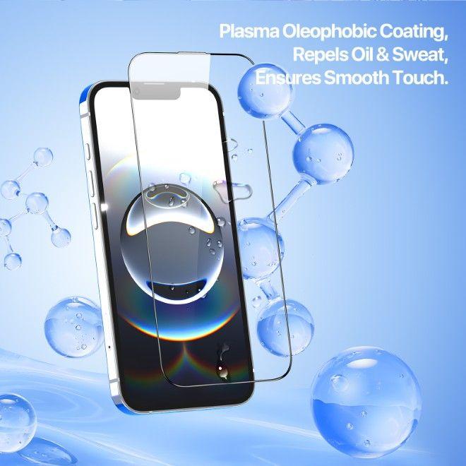 Actual product image Dux Ducis Roga Series Schutzglas mit Auto Alignment Kit (1 pcs., Apple iPhone 16e, Apple iPhone 17e)