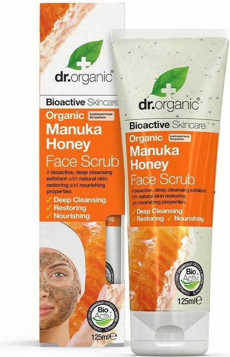 Produktbild Dr. Organic Manuka Honig Gesichtspeeling 125ml (Reinigungspeeling, 125 ml)