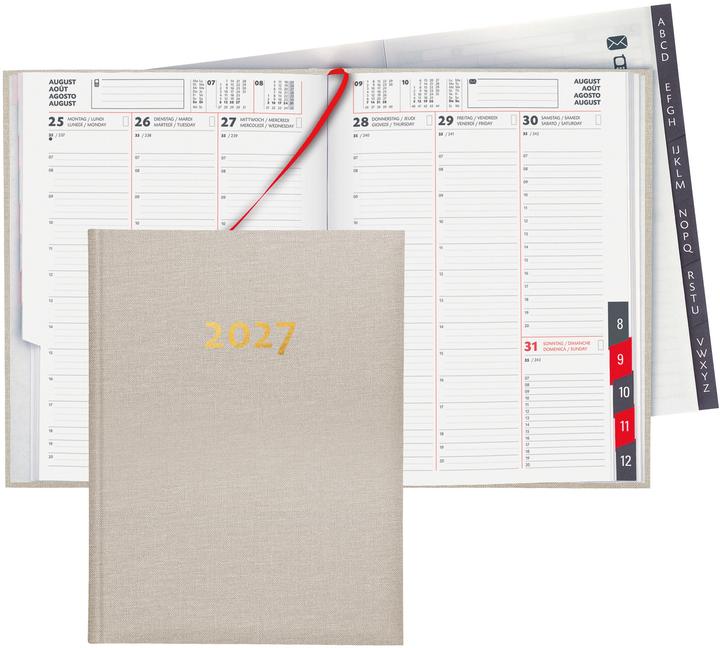 Image du produit Biella Agenda commercial Orario (17.8 x 23.5 cm, 1 semaine / 2 pages)