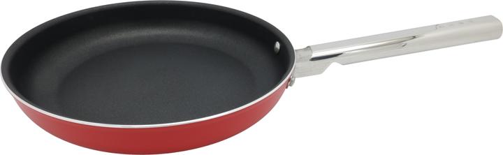 Actual product image Smeg CKFF2801RDM Frying pan Ø 28 cm, red (Frying pan, Aluminium, Stainless steel, 28 x 8.80 cm)