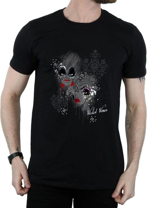 Actual product image Disney Mens Villains Wicked Women T-Shirt (L)