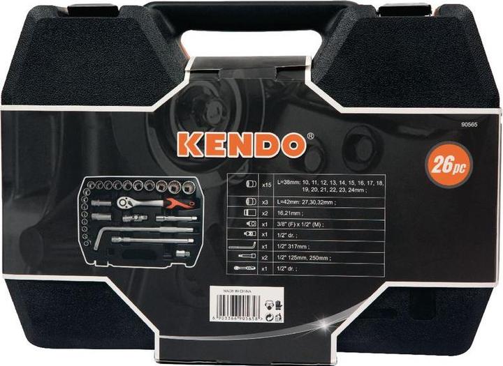 Actual product image Kendo Socket spanner set 1/2" (32 mm)