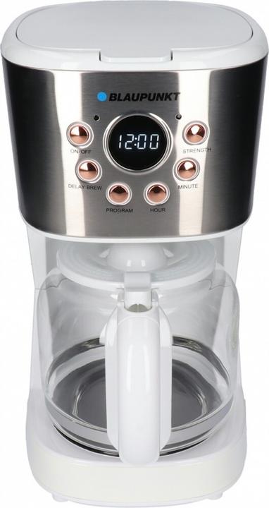 Produktbild Blaupunkt CMD802WH Kaffeemaschine Weiss, Silber Fassungsvermögen Tassen=14 Glaskanne, Display, Warm