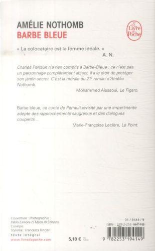 Produktbild Barbe bleue (Französisch, Amélie Nothomb, 2014)