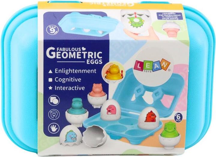 Produktbild Lean Toys Dinosauriereier 6 Stk