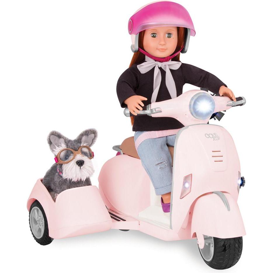 Thumbnail - Our Generation Scooter mit abnehmbarem Seitenwagen