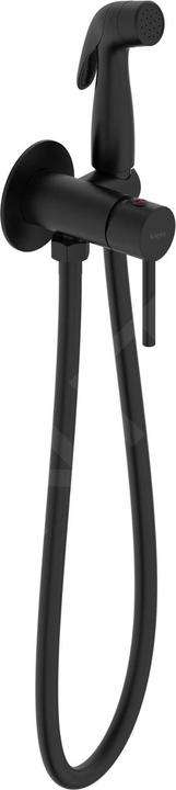 Kielle oudee - set van inbouw mengkraan met bidetdouche, mat zwart