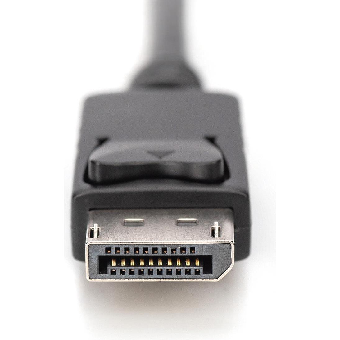 Thumbnail - Digitus 4K HDMI Adapterkabel - HDMI auf DisplayPort (2 m, HDMI), Video Kabel