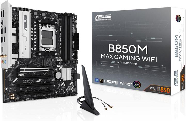 Productafbeelding ASUS B850M Max Gaming WIFI (AM5, AMD B850, mATX)