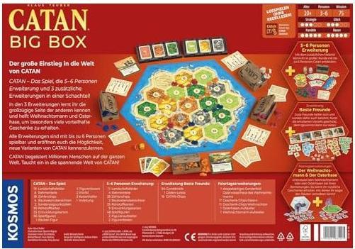 Actual product image Kosmos Catan Big Box (German, 3 - 6 Players)