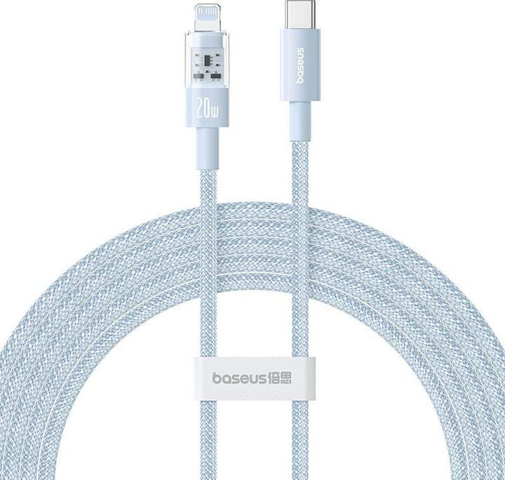 Baseus - Data Cable Gem (P10373001311-01) - USB-C to Lightning, Fast Charging 20W, 2m - Galaxy Blue (2 m, USB 3.2 Gen 1, 20 W)