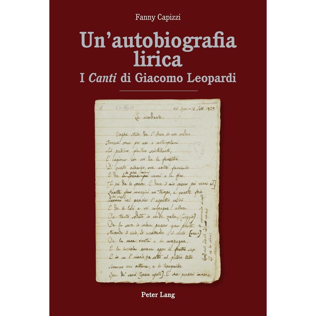 Un'autobiografia lirica, Fachbücher von Fanny Capizzi