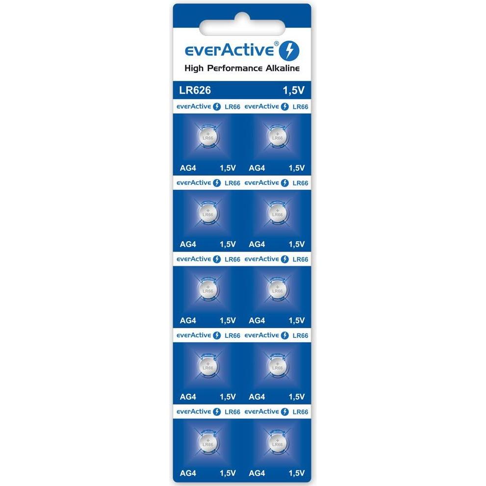 Everactive LR626 (LR66) (10 pz., AG4, 17 mAh), Batterie + pile