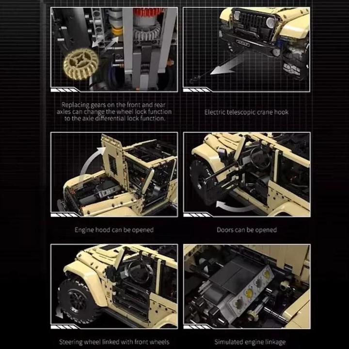 Actual product image Mould King Offroader Wrangler