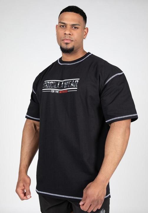 Produktbild Gorilla Wear Saginaw Oversized T-Shirt - Schwarz (XXL)