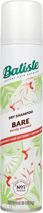 Actual product image Batiste Bare Natural & Light (200 ml, Dry shampoo)