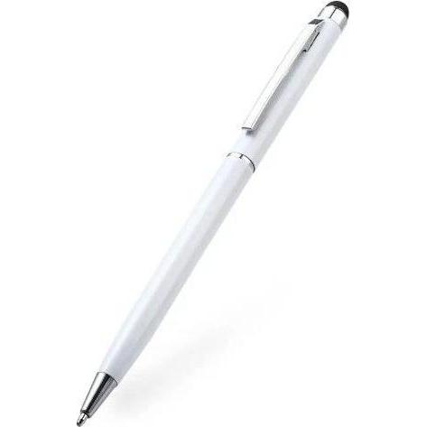 iLike PN1 Stilo tattile capacitivo universale 2in1 con penna (Smartphone e Tablet PC), Penna per tablet, Bianco