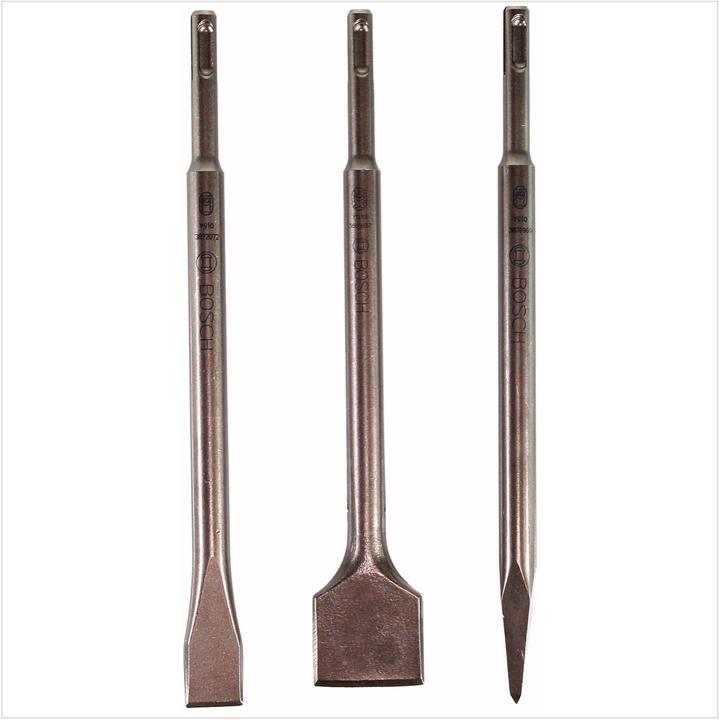 Produktbild Bosch Zubehör Meissel-Set SDS plus, 3-teilig (52 mm)