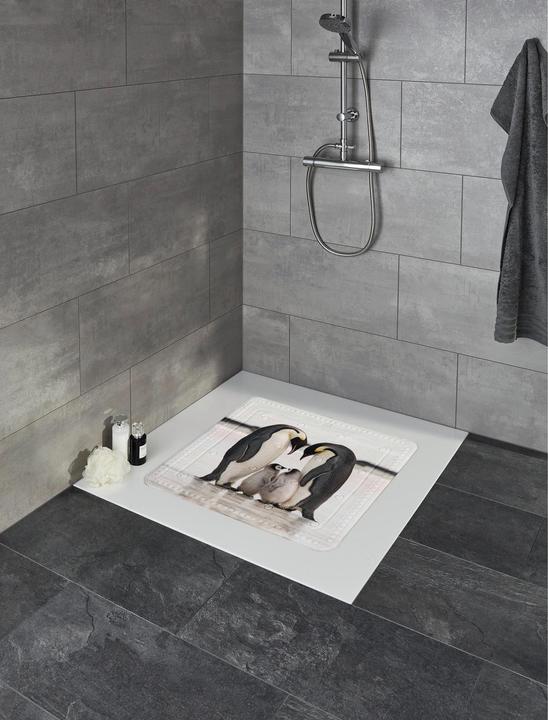 Actual product image Kleine Wolke Bath Mat Jackson Penguin Black/White (53 x 53 cm)