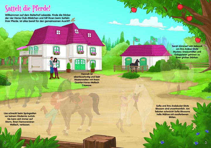 Produktbild Schleich Horse Club – Glitzer-Stickerabenteuer