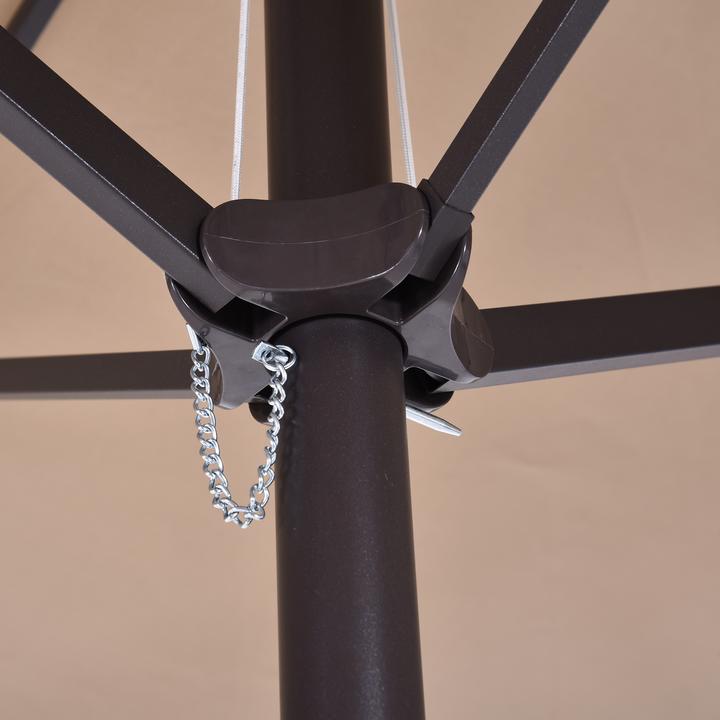 Produktbild Outsunny Marktschirm mit Handkurbel (2.70 m)