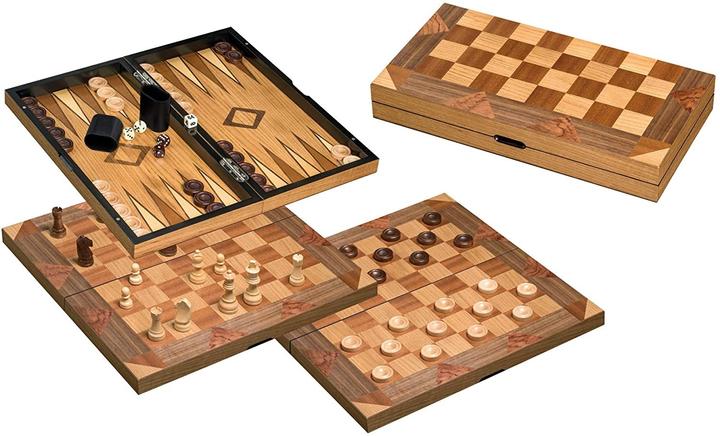 Produktbild Philos Schach Backgammon Dame Set Feld