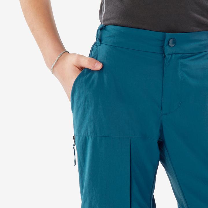 Image du produit Quechua Pantalon modulable de randonnée enfant 7-15 ans, MH500 bleu (134)