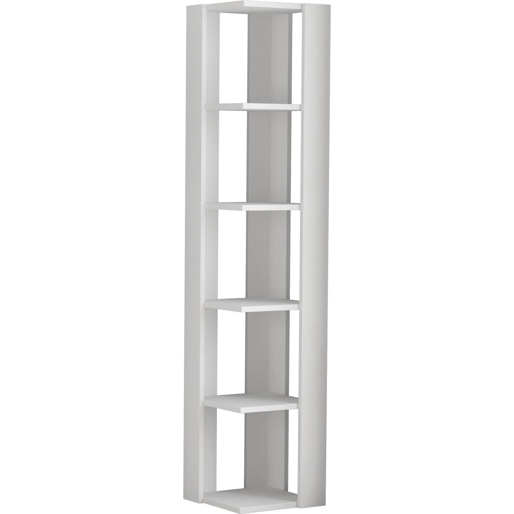 Skye Decor, Scaffale, Nati Corner Bookshelf (31.80 x 31.80 x 160.80 cm)