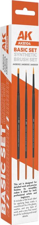 Immagine prodotto AK Interactive SET DI SPAZZOLE Basic (3 spazzole)