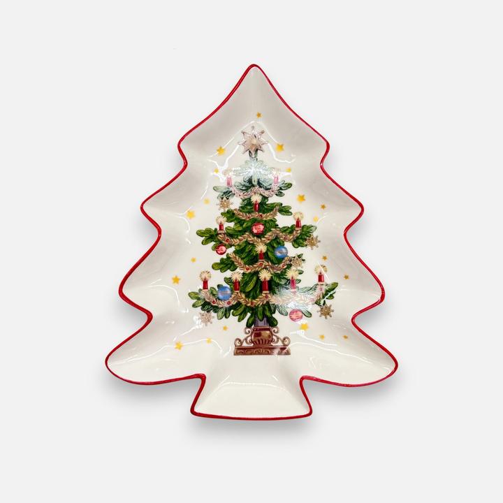 Actual product image Mon Chouchou Servierplatte mit Weihnachtsbaum-motiv