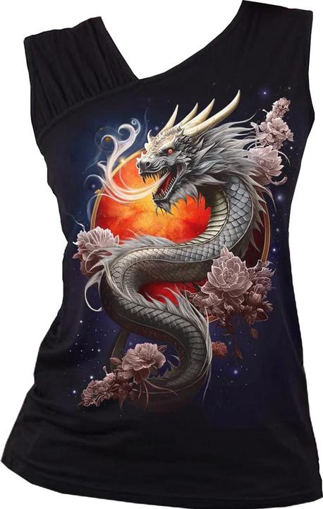 Actual product image Spiral Womens/Ladies Sun Dragon Sleeveless Tank Top (L)