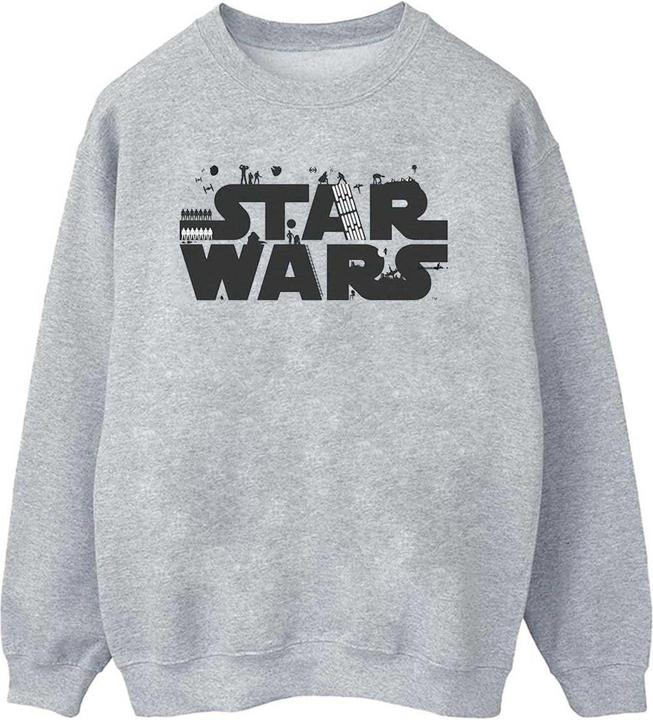 Immagine prodotto Star Wars Minimalist Logo Felpa Donna (XXL)