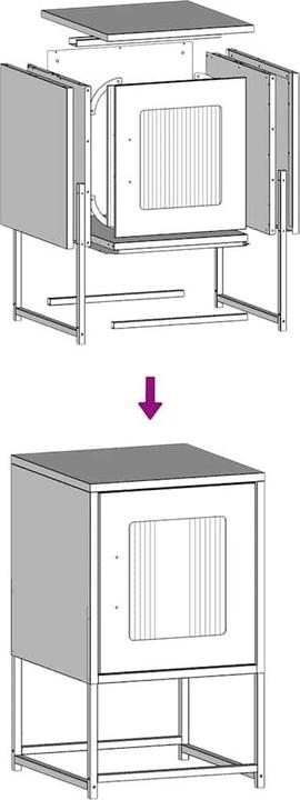 Actual product image vidaXL Marinochka (36 x 39 x 60.50 cm)