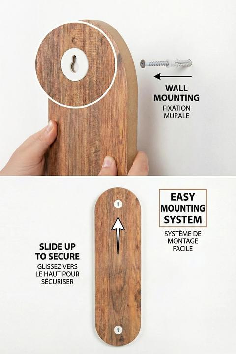 Image du produit Homitis Artmtkwll3 Wall Shelf (26 x 13 x 35 cm)