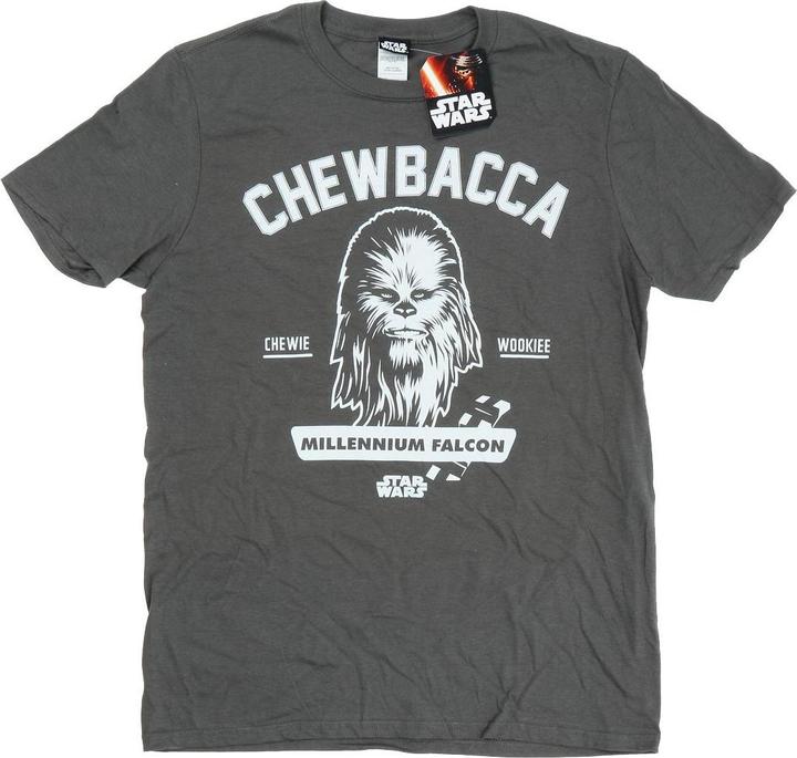 Immagine prodotto Star Wars Collegiate Maglietta Chewbacca Uomo (L)