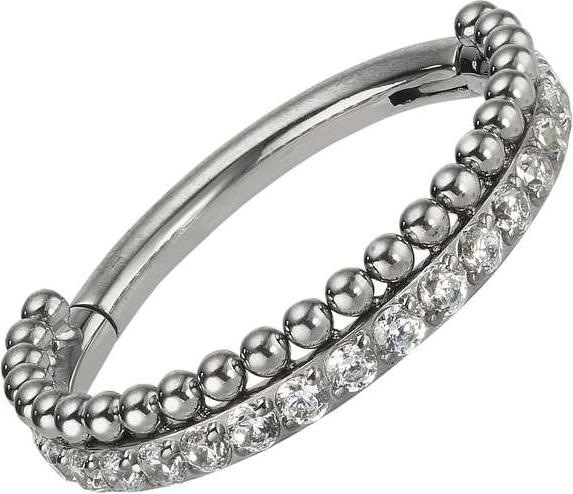 Produktbild Bijouteria Ohrpiercing (Titan, Kristall)
