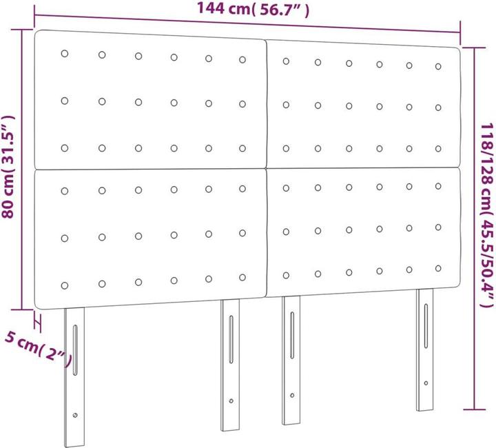 Image du produit VidaXL Kalli (144 x 5 x 128 cm)