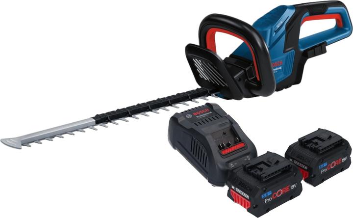 Image du produit Bosch Professional Bosch GHE 18V-50 Professional Akku Heckenschere 18 V 50 cm Brushless + 2x ProCORE Akku 5,5 Ah + (Fonctionnement sur batterie)