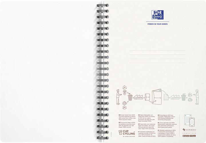 Actual product image Oxford Recup (A5, Checked, Soft cover)