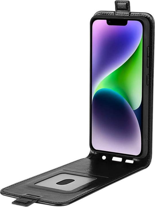 Immagine prodotto Cover-Discount iPhone 15 Plus - Custodia Classic Flip verticale nera (Apple iPhone 15 Plus)