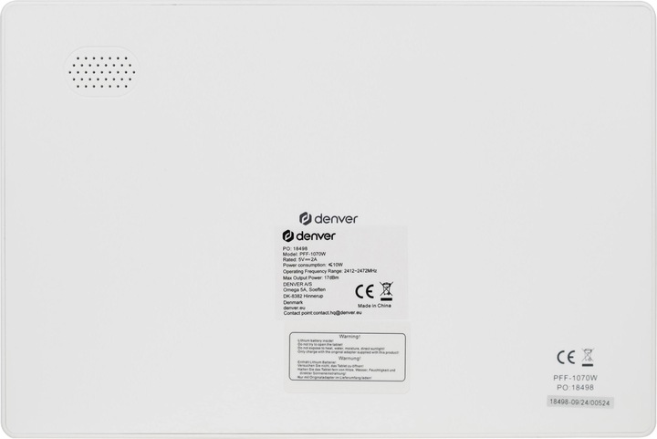 Actual product image Denver Frameo PFF-1070W (10.10", 1280 x 800 pixels)