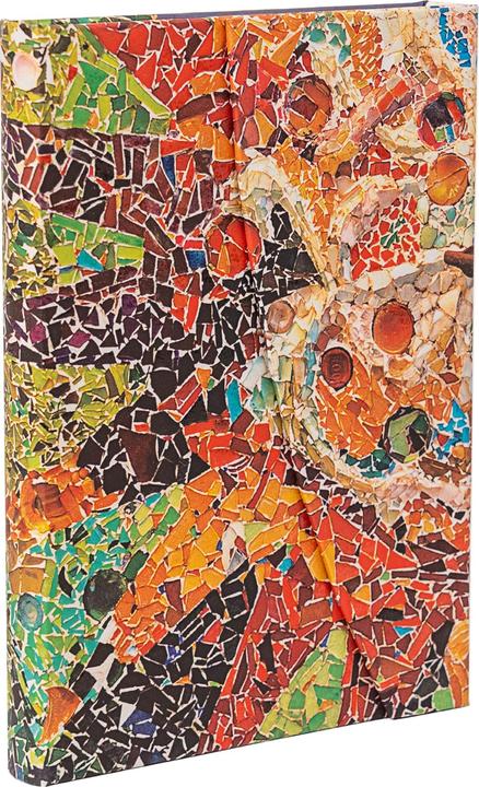 Image du produit Paperblanks Carnet de notes Soleil de Gaudi Midi ligné (12,5 x 18 cm, À rayures, Couverture rigide)