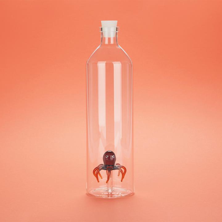 Actual product image Balvi Glass bottle OCTOPUS (1.20 l)