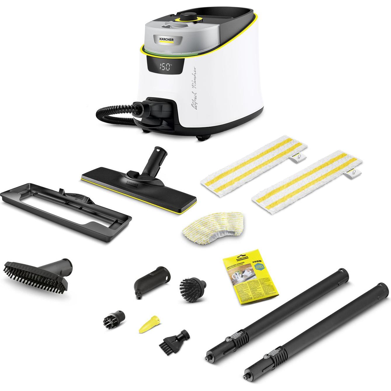 Kärcher SC 5 Deluxe Signature Line, Dampfreiniger, Schwarz, Weiss